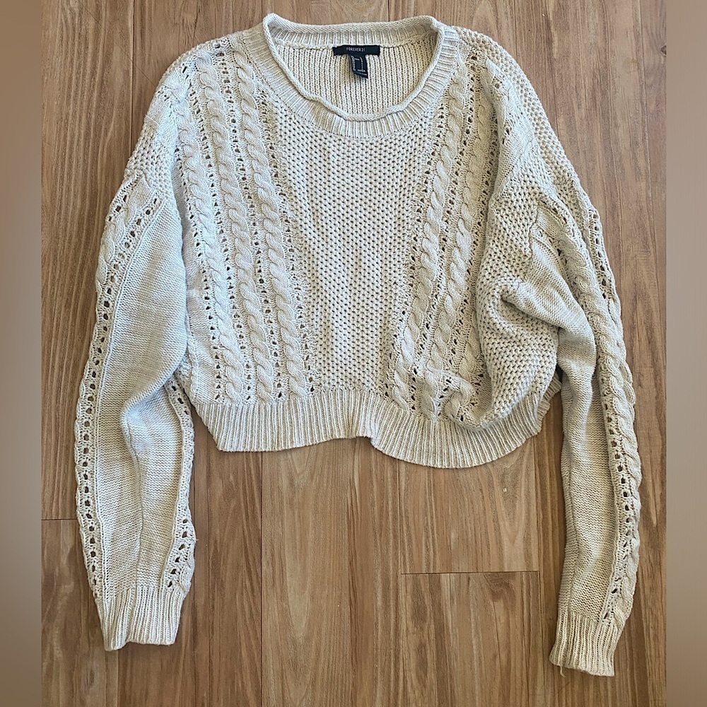 Forever 21 Crop Top Sweater